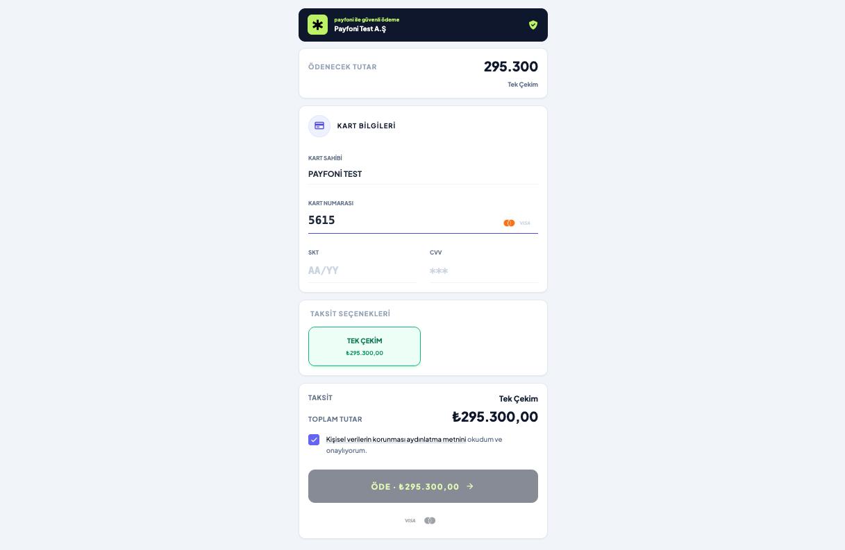 Yeni Modül: iFrame Ortak Ödeme Sayfası